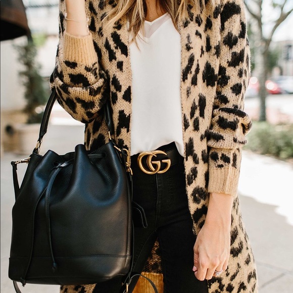 Sweaters - Leopard Print Cartigan